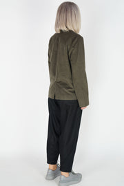 cashmere blazer moss