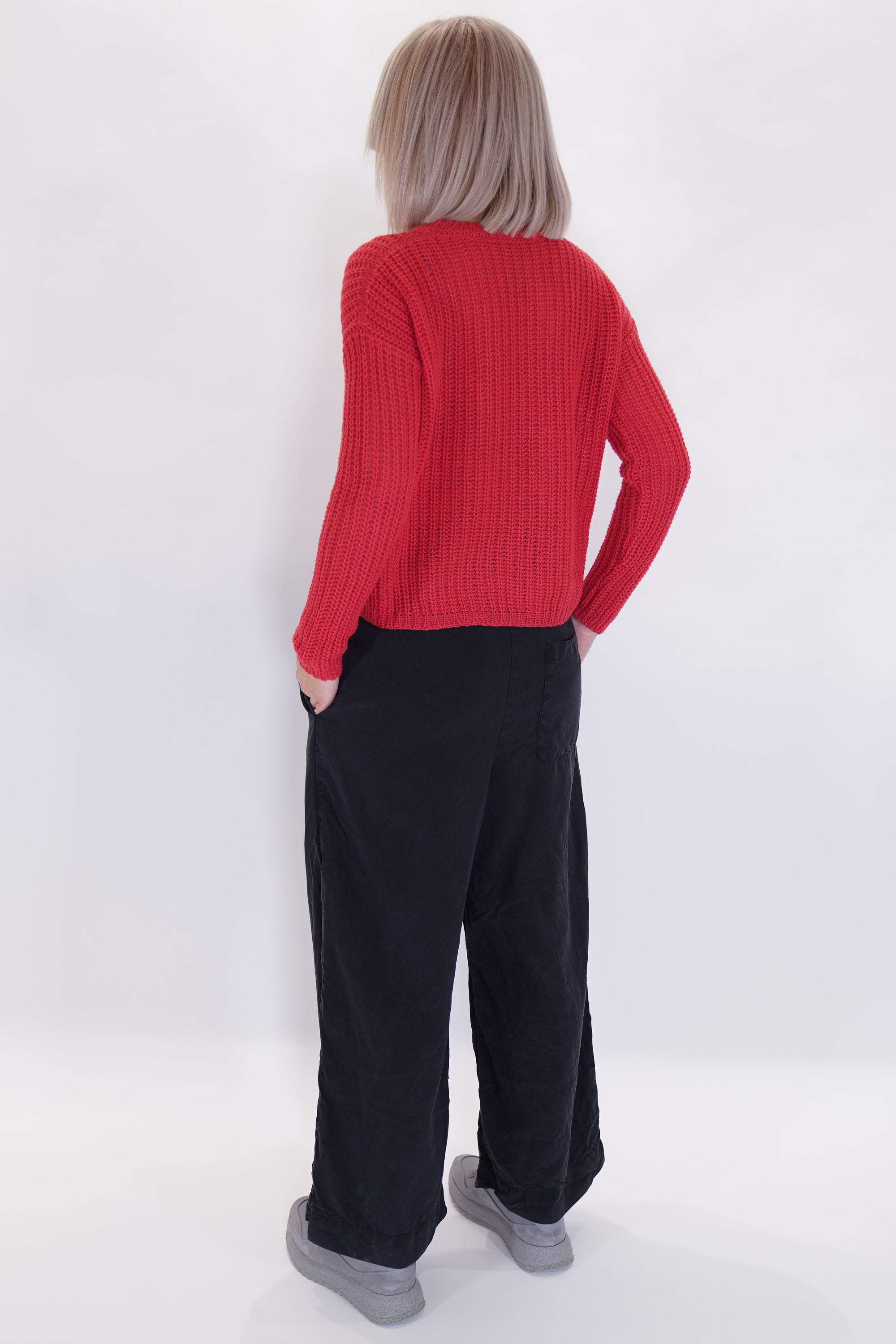 cashmere knit sweater kiss