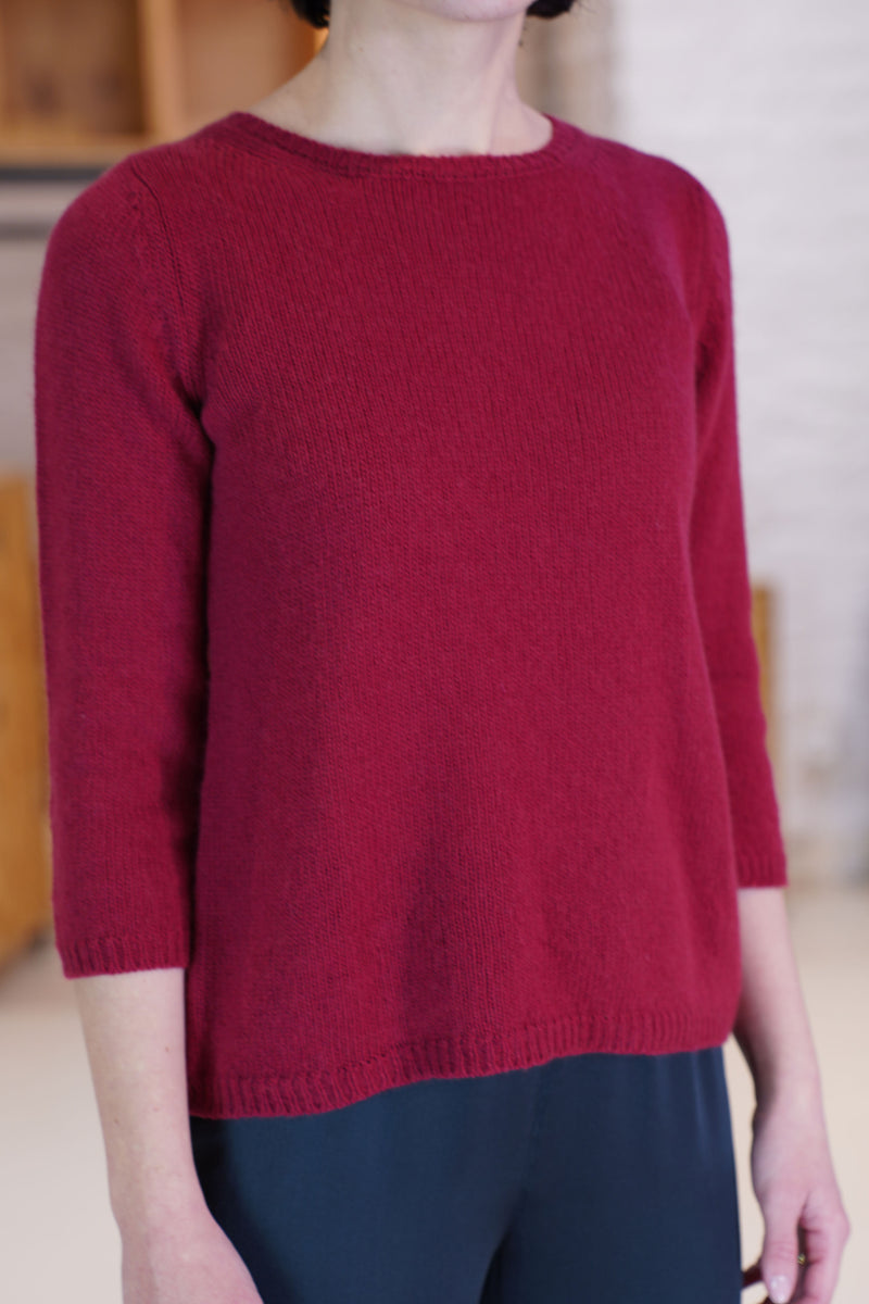 cashmere sweater berry