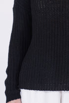 cashmere turtleneck knit black