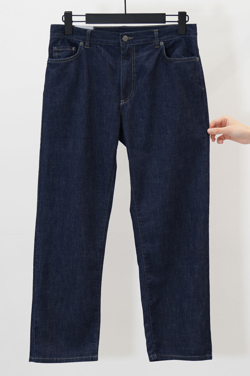 cropped jeans dark blue
