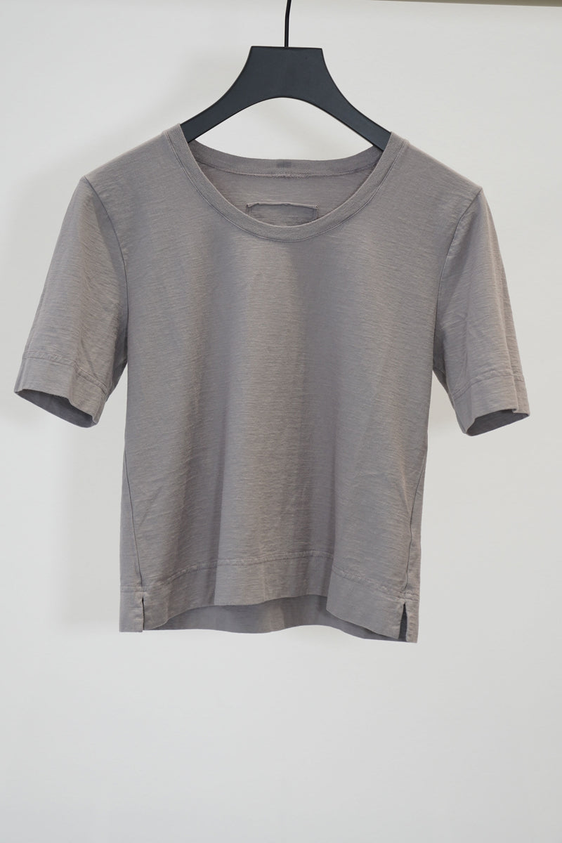 cropped t-shirt greige