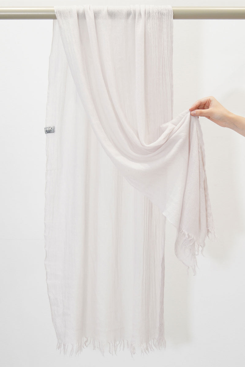 handwashed slow cashmere scarf zero
