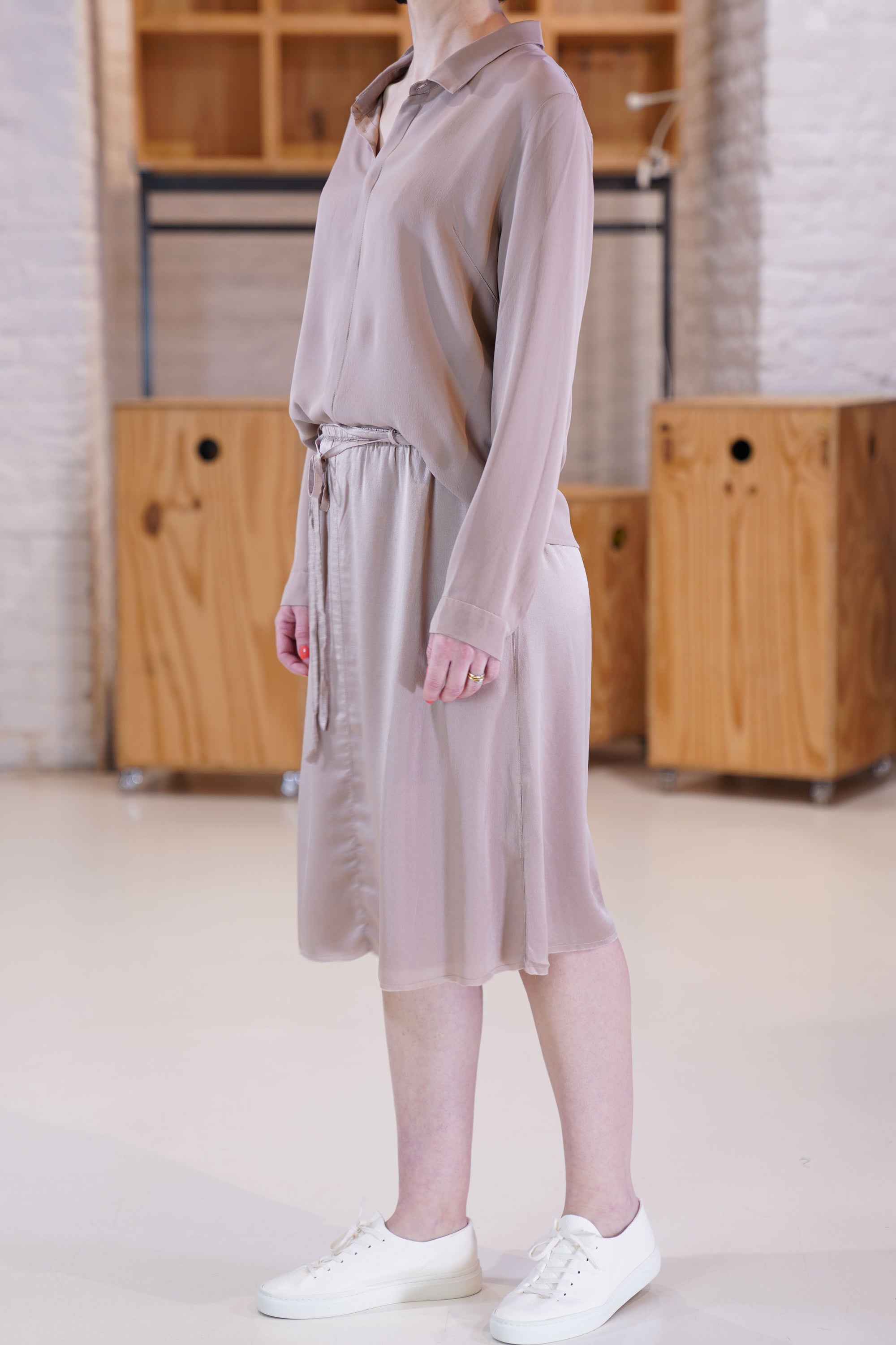 silk skirt skin