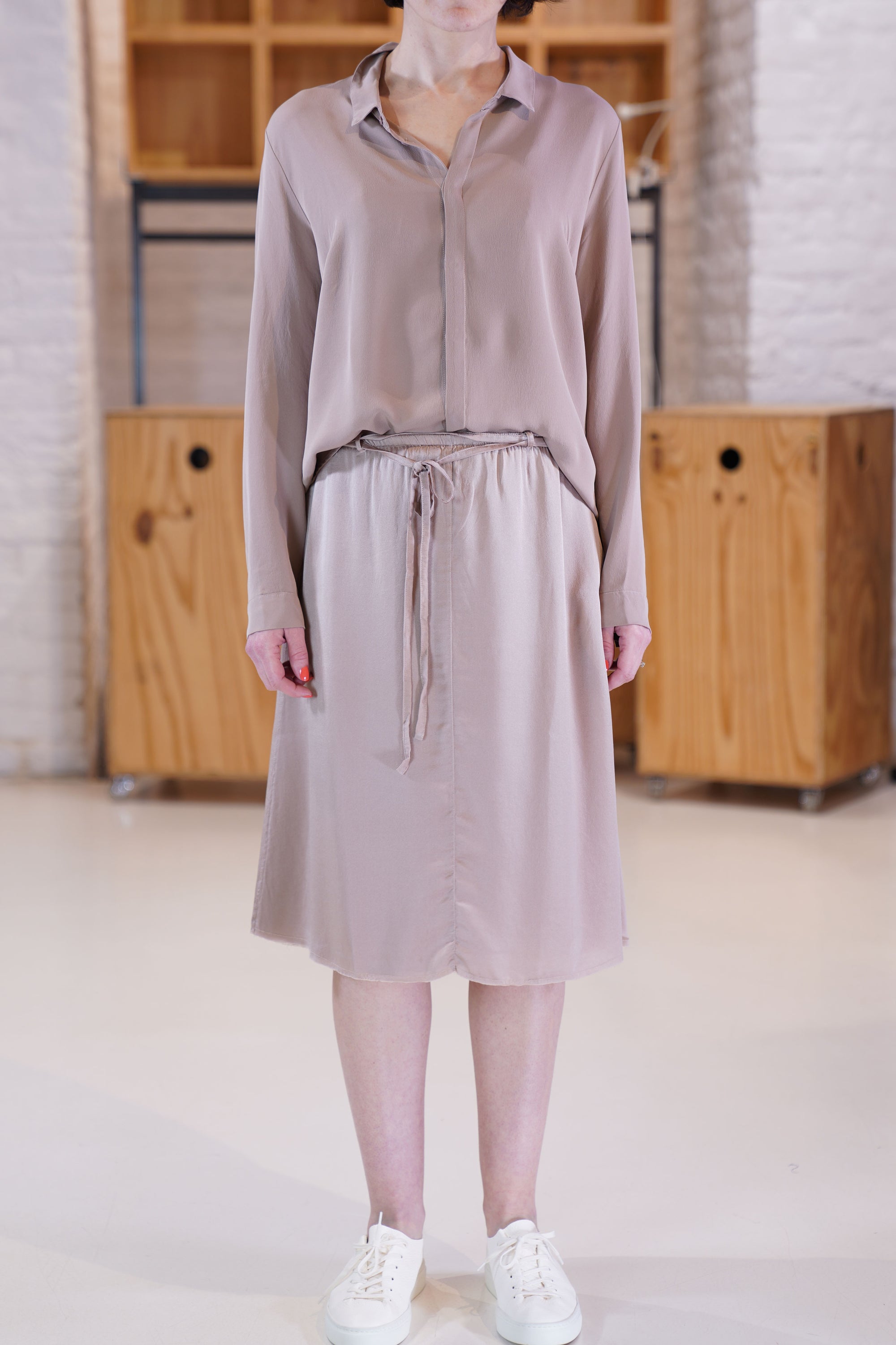 silk skirt skin