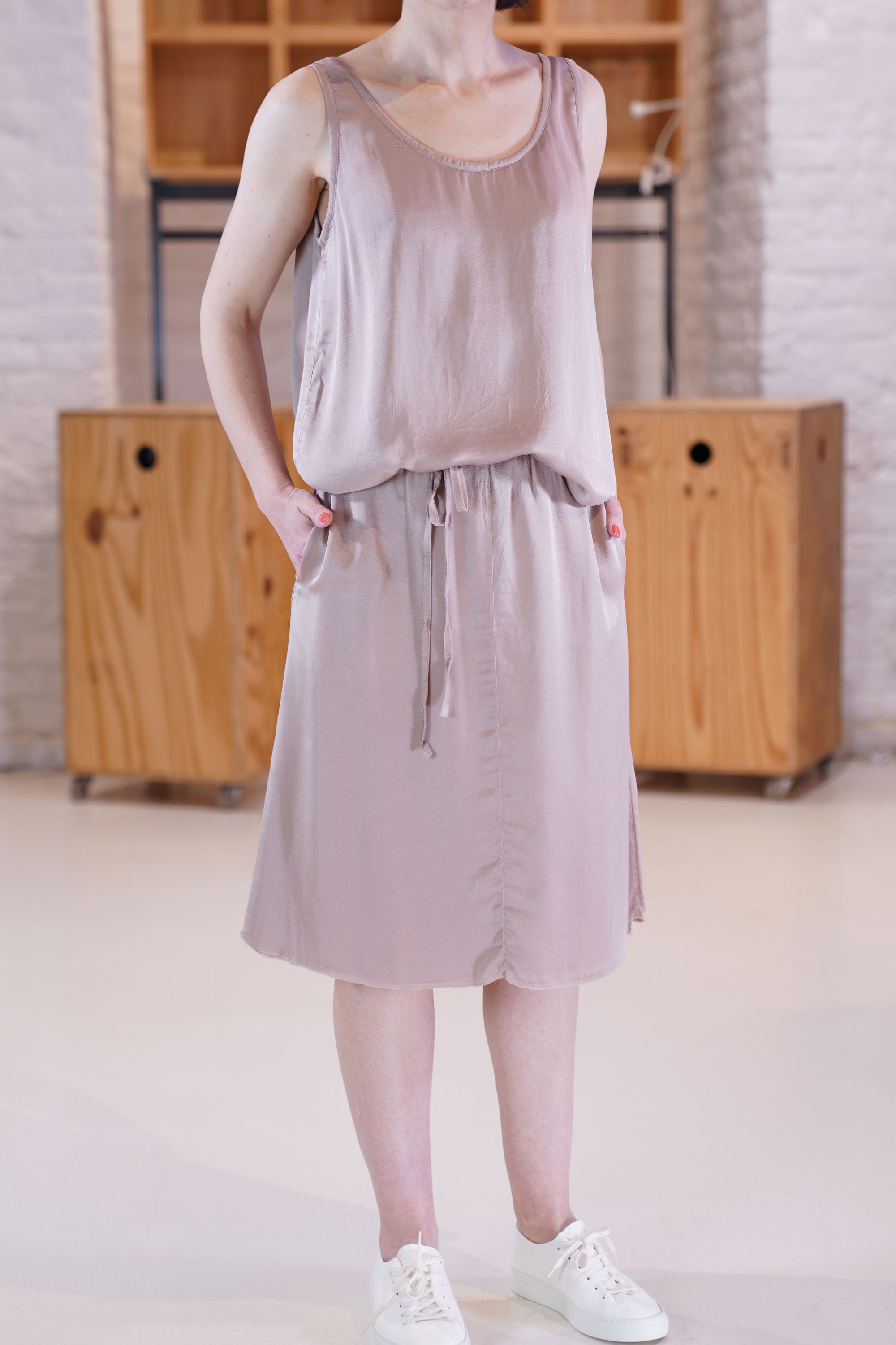 silk skirt skin