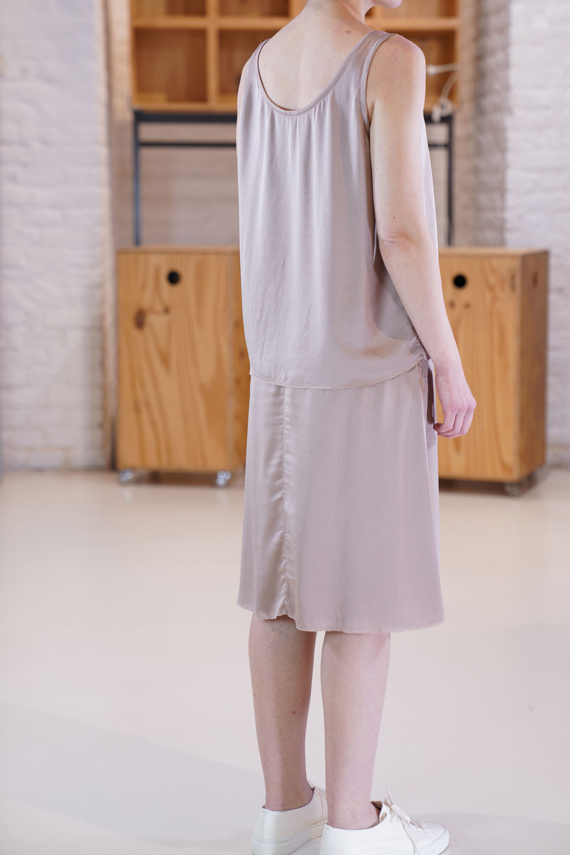 silk skirt skin