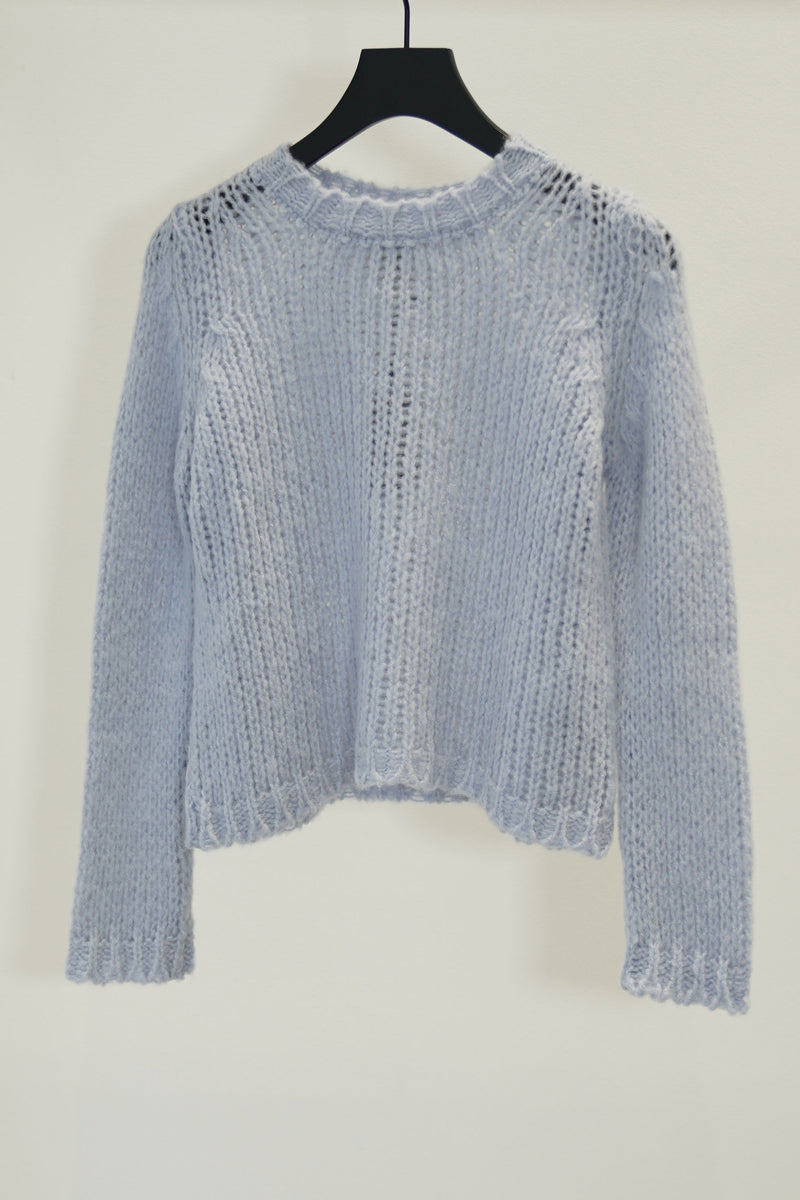 ultra soft cashmere knit sky