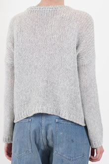ultra soft cropped cashmere knit coal