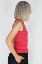 washed cotton singlet kiss