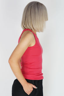 washed cotton singlet kiss