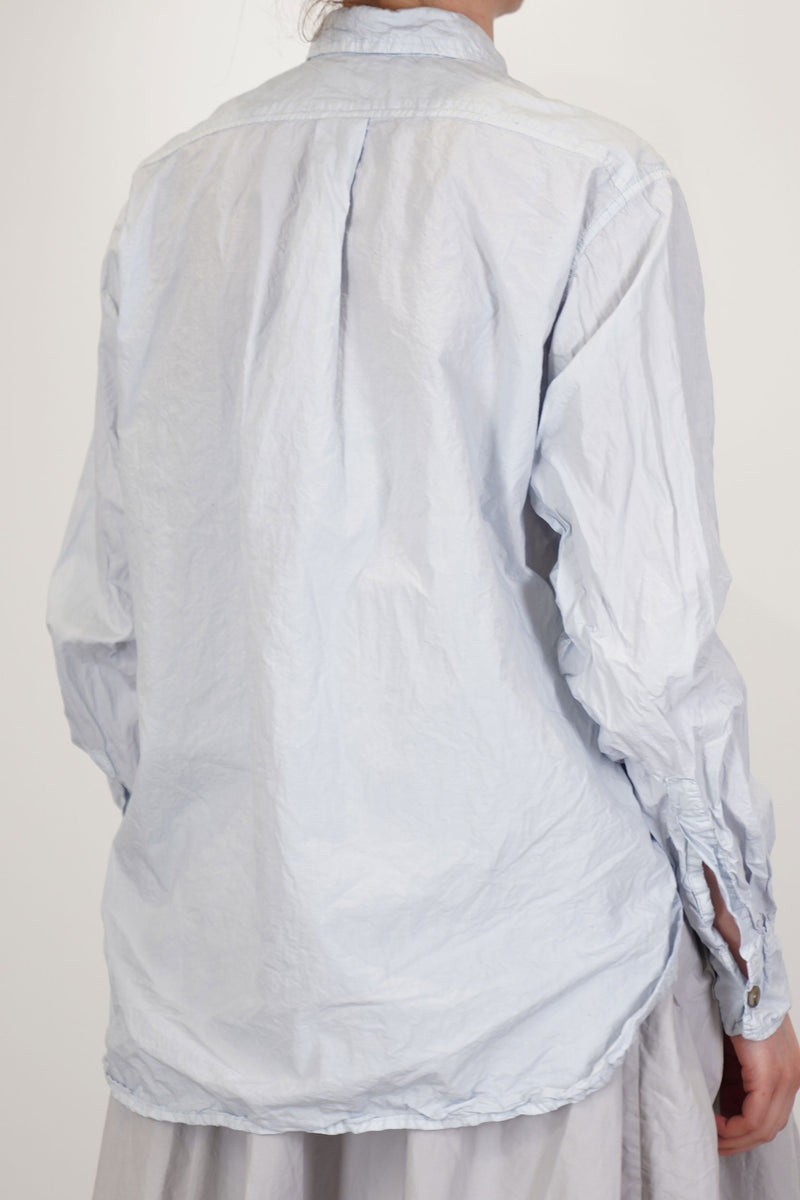 big shirt short crispy cotton limestone