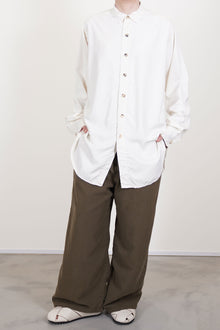 big shirt silk mother of pearl