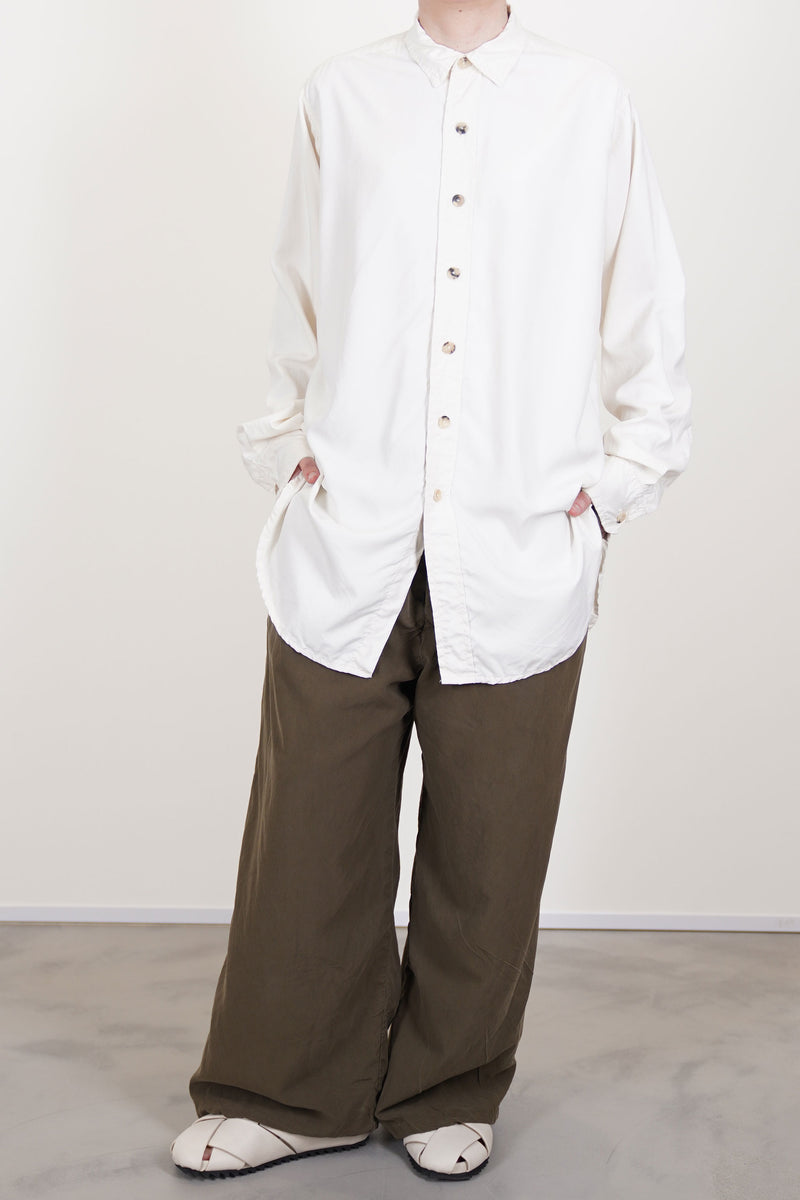 big shirt silk mother of pearl