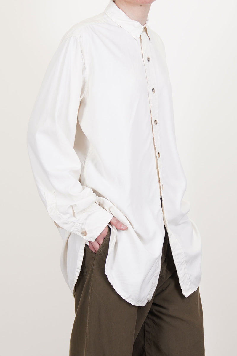 big shirt silk mother of pearl