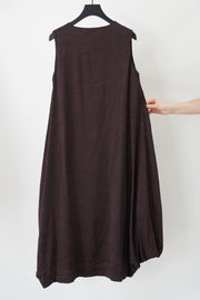 dress o dupion silk brown