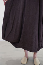 dress o dupion silk brown