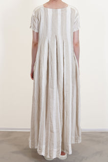 dress pt linen stripe
