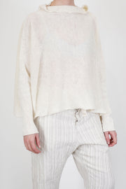hazel linen knit white