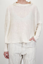 hazel linen knit white