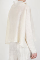 hazel linen knit white