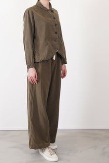 jacket ally silk moss agate