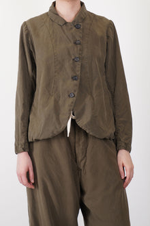 jacket ally silk moss agate