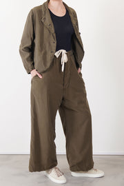 jacket ally silk moss agate