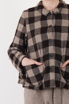 jacket fog cashmere chocolate opal