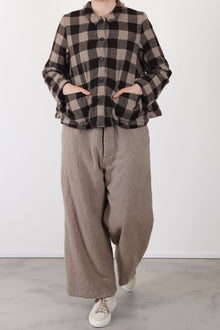 jacket fog cashmere chocolate opal