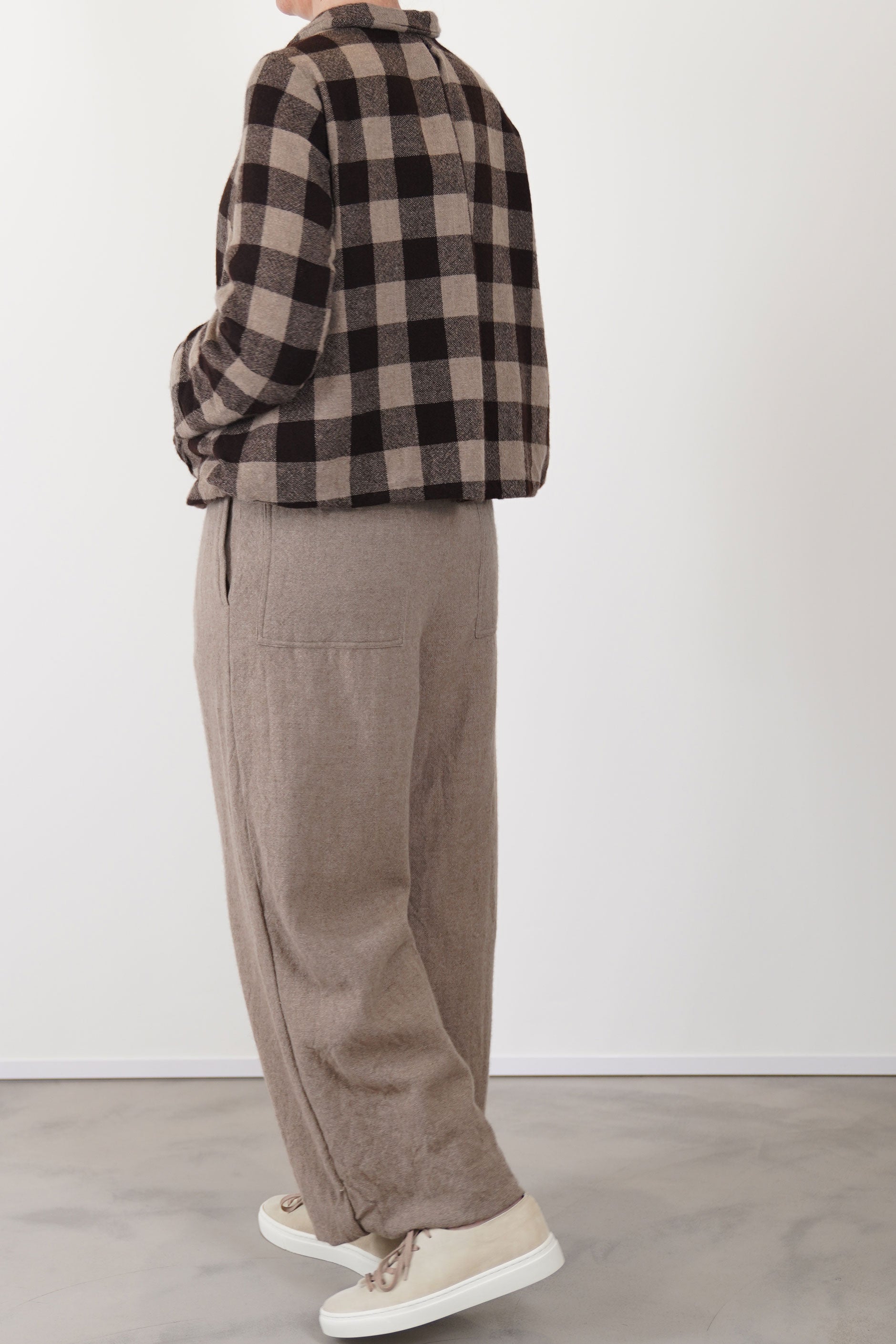 jacket fog cashmere chocolate opal