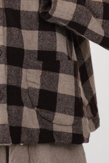 jacket fog cashmere chocolate opal