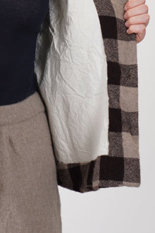 jacket fog cashmere chocolate opal