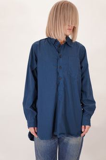 pull over shirt soft cotton teal