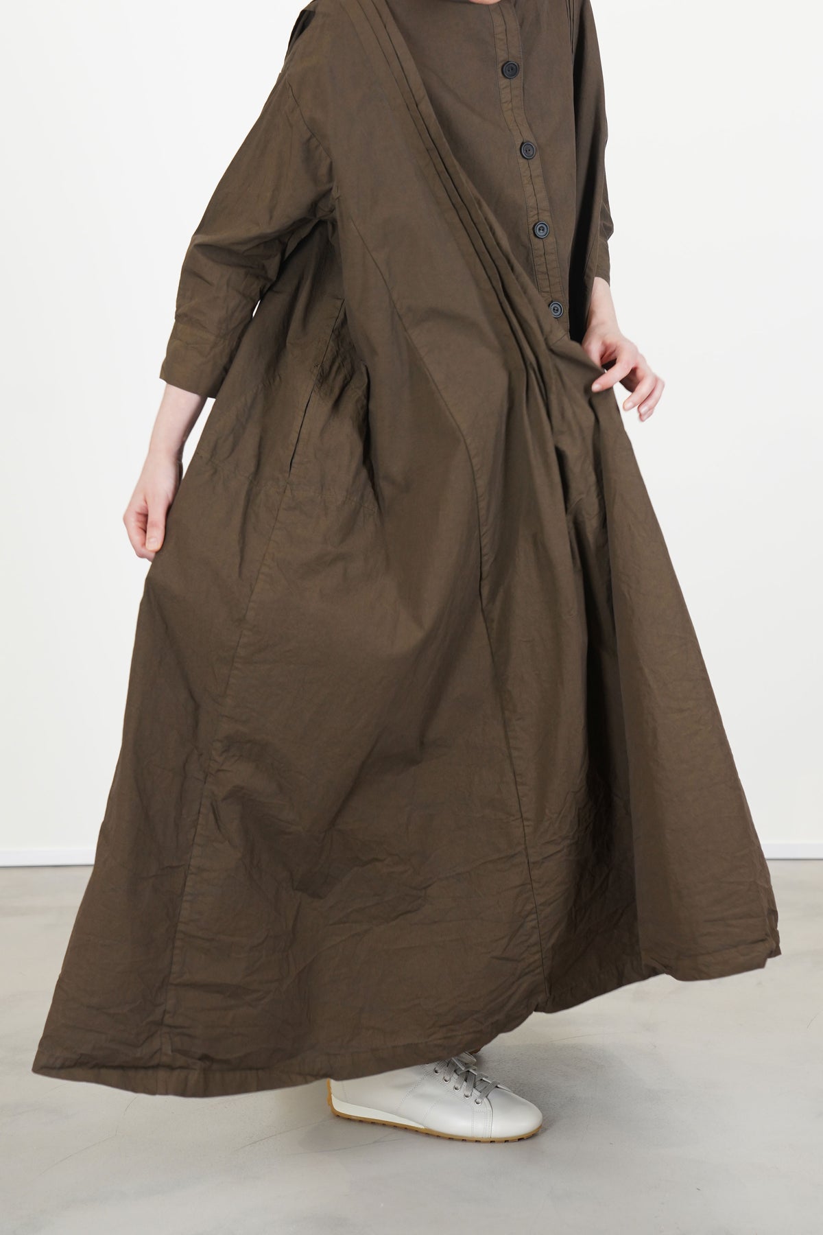 sd dress soft cotton bistre