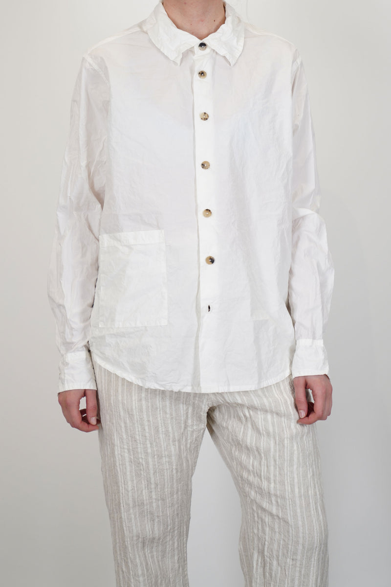 shirt crispy crispy cotton white