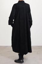 shirt dress cashmere corduroy black