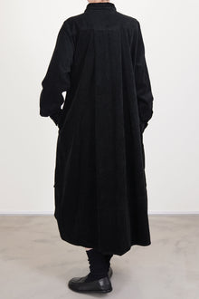 shirt dress cashmere corduroy black