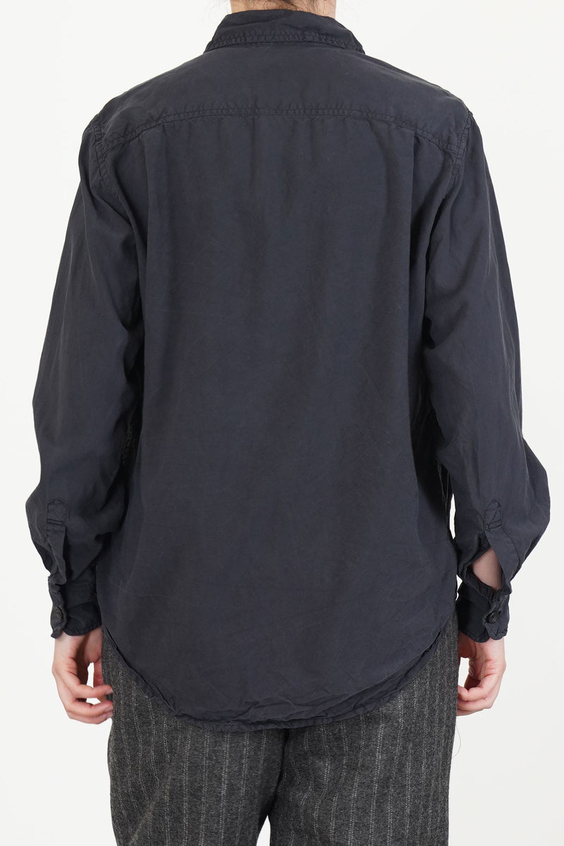 shirt silk black