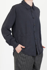 shirt silk black