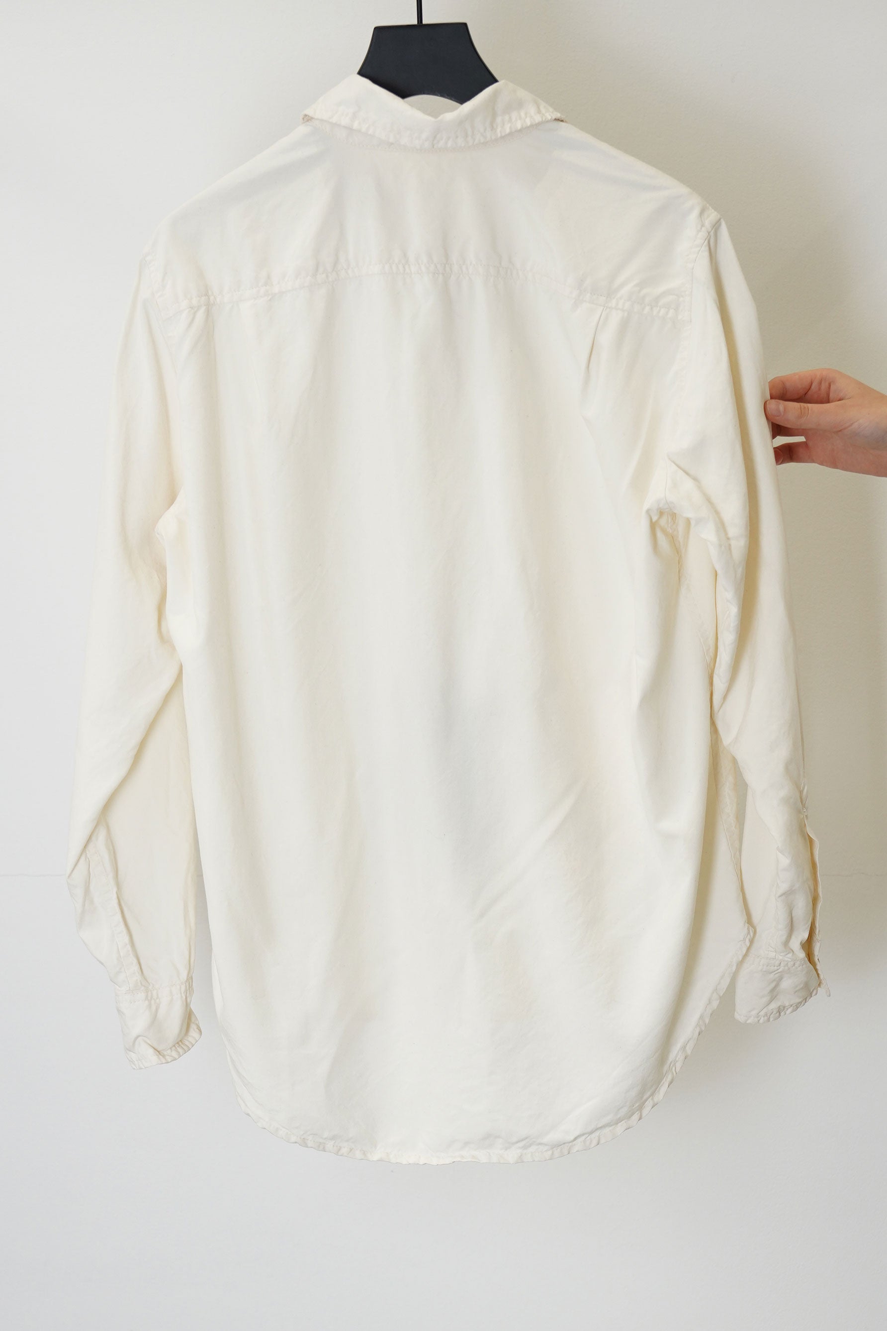 shirt silk ivory
