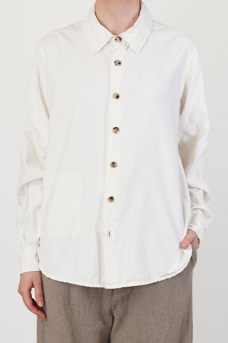 shirt silk ivory
