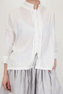 square top self check cotton white