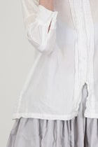 square top self check cotton white