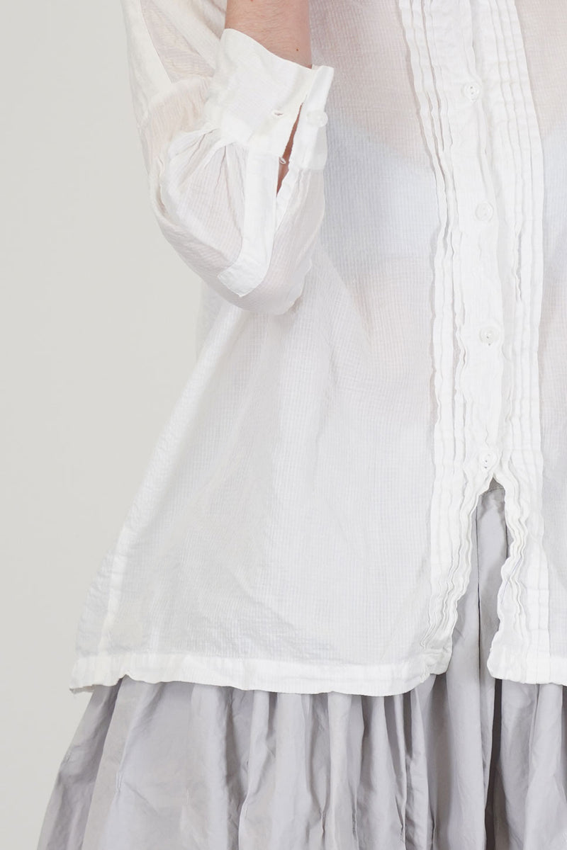 square top self check cotton white