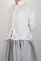 square top self check cotton white