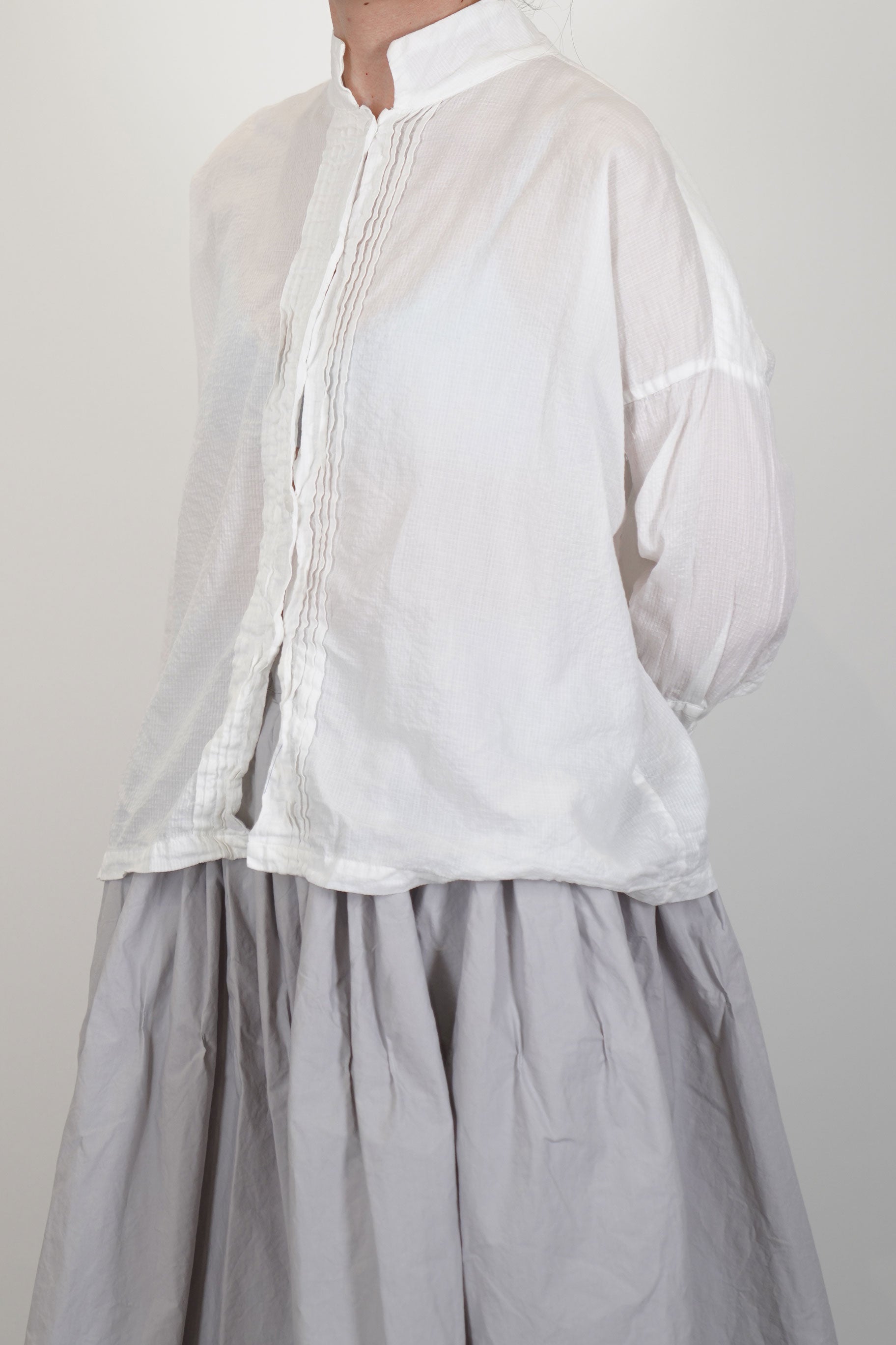 square top self check cotton white