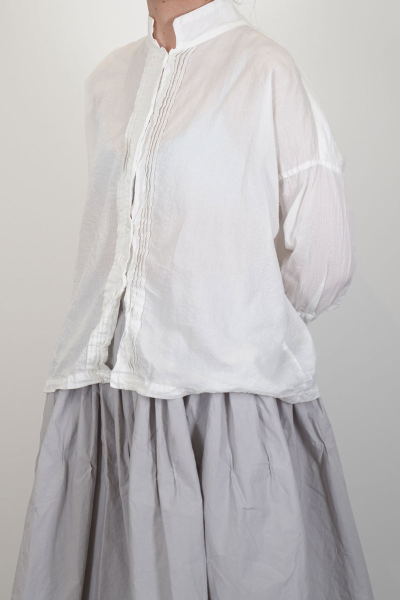 square top self check cotton white