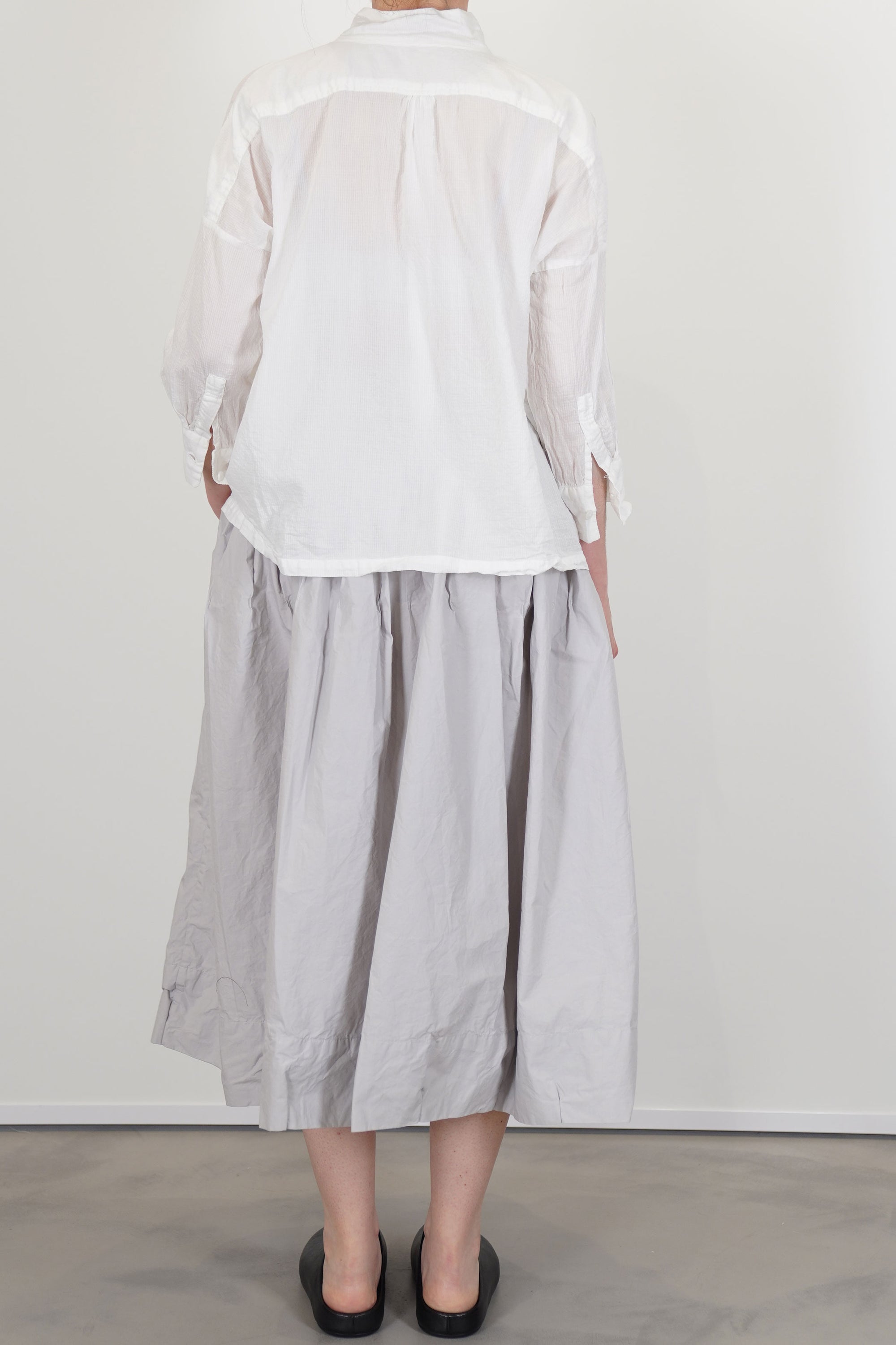 square top self check cotton white