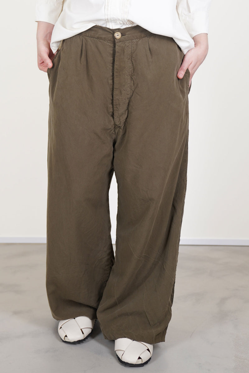 trousers roving silk moss agate